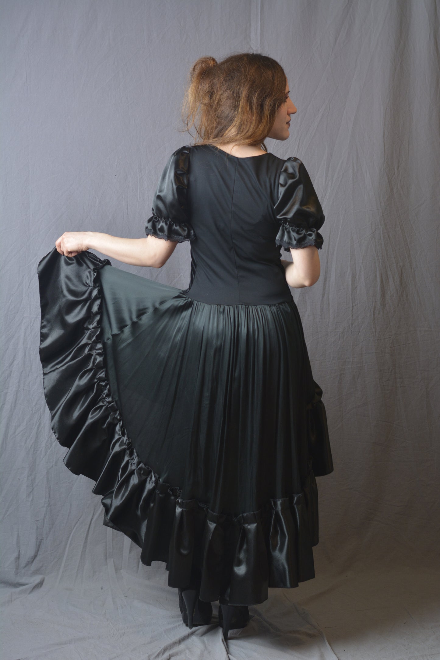 Abito nero romantic goth