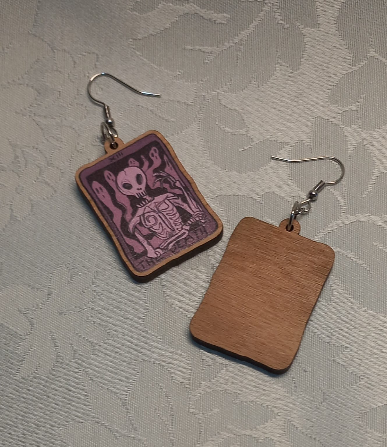 Coppia orecchini "The Death"