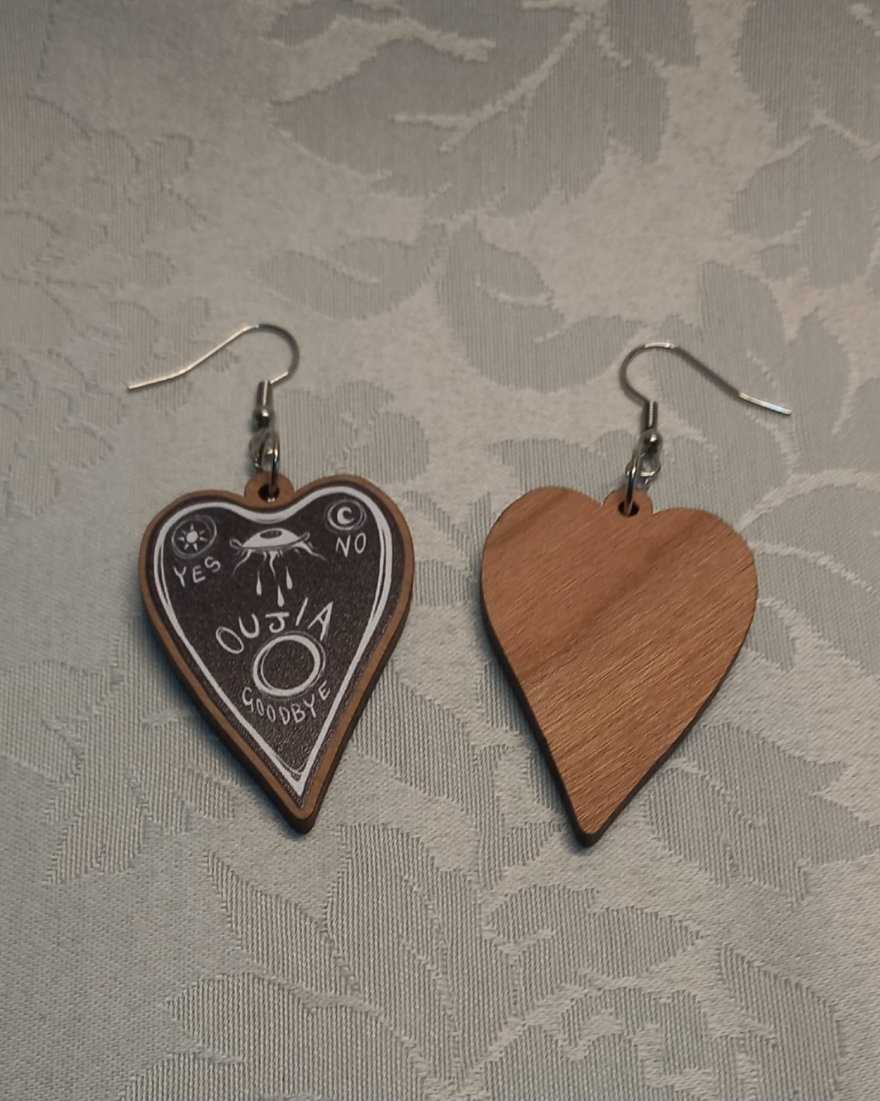 Orecchini in Legno Plettro Ouija