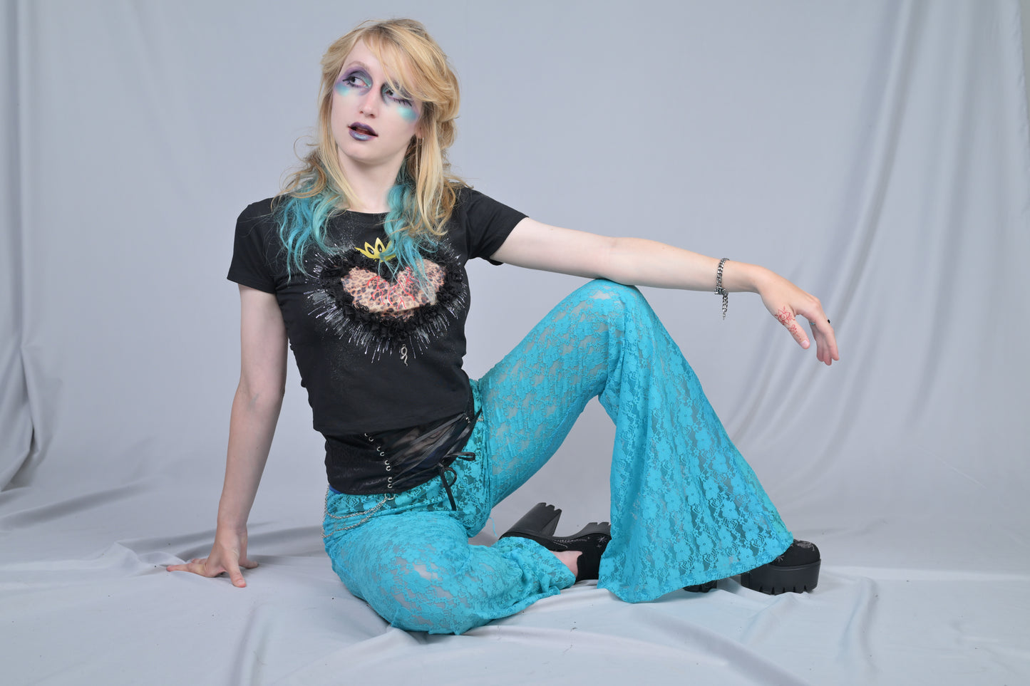 Pant Zampa Turchese