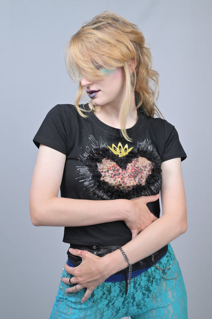 Crop Top Cuore Sacro
