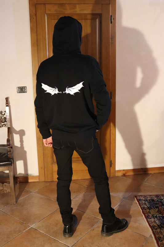 Sweatshirt with Bat Print