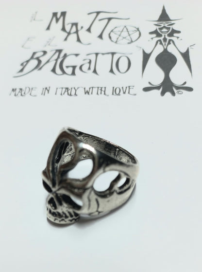 DF - skull steel ring