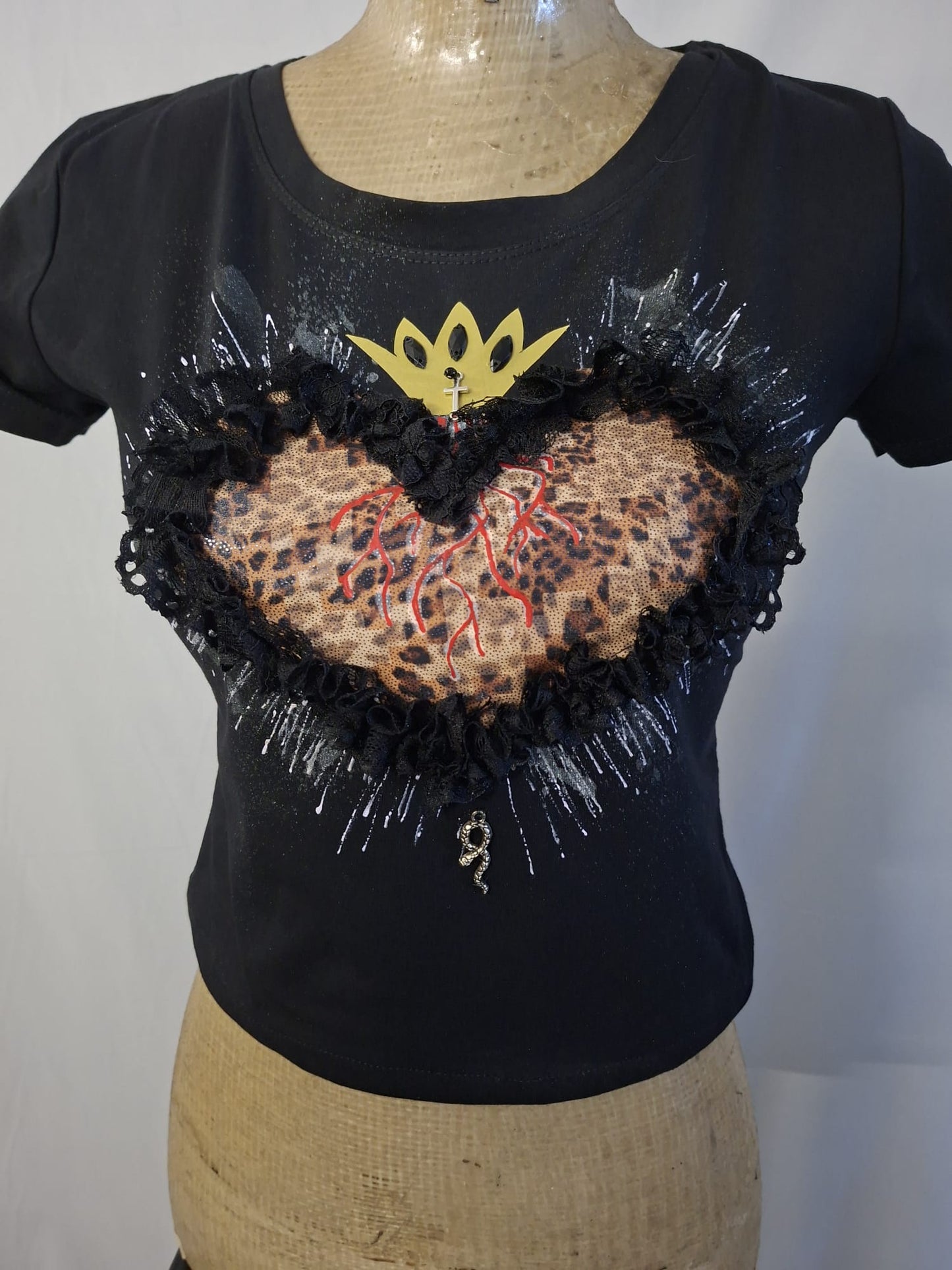 Crop Top Cuore Sacro