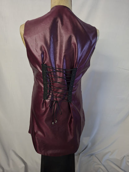 Gilet Lungo Stringato